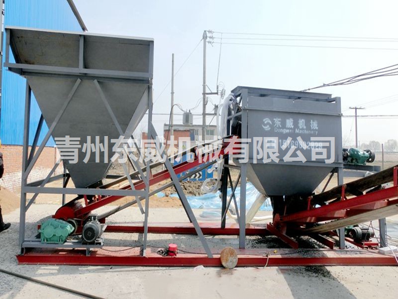 河北客户定制的滚筒洗石机投入使用
