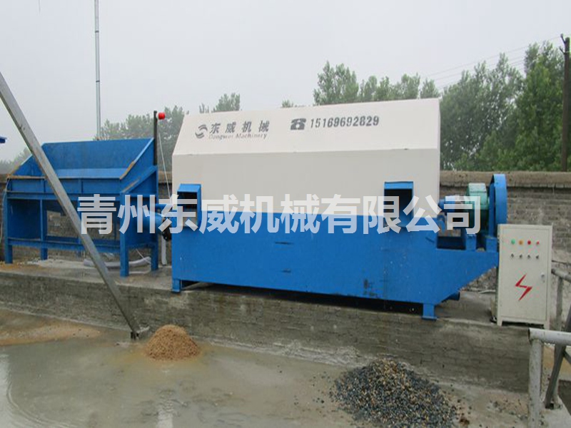 河北客户定制的单车位砂石分离机投入使用