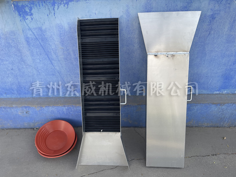 溜槽和跳汰机选金效果对比